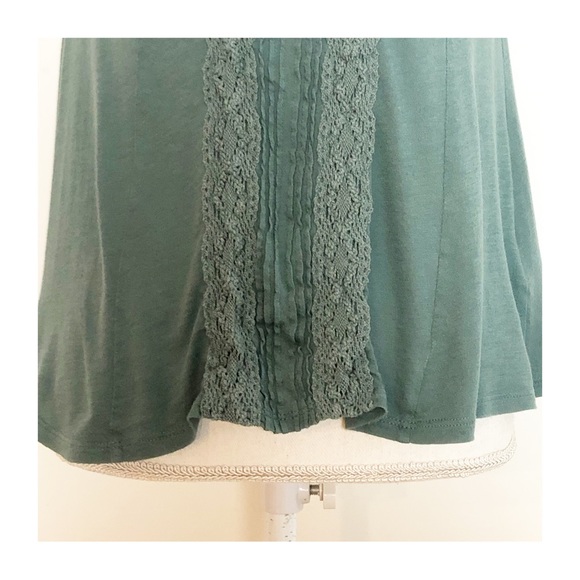 ANTHROPOLOGIE Meadow Rue Laced Tie-Neck Tank Size Small Petite (SP) - Picture 10 of 16